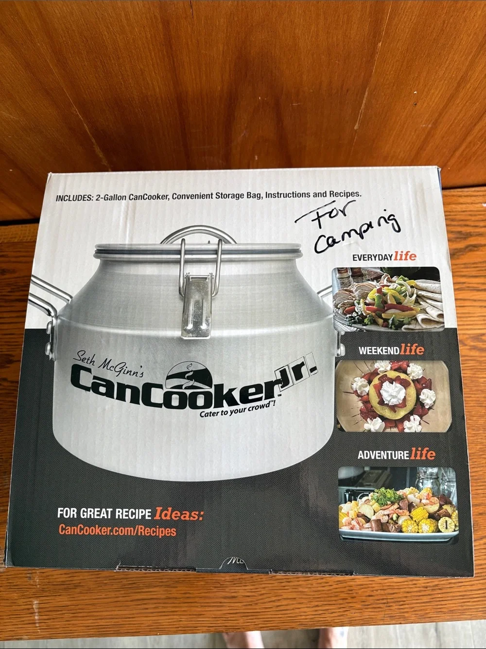 🏕️ Seth McGinn’s 2-Gallon Can Cooker Jr. New in Box!